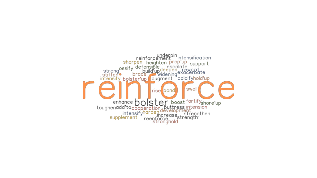 REINFORCE Synonyms And Related Words What Is Another Word For 