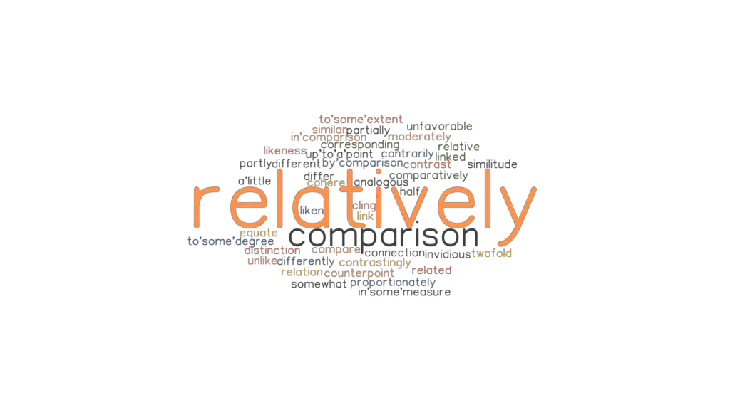 RELATIVELY Synonyms And Related Words What Is Another Word For 