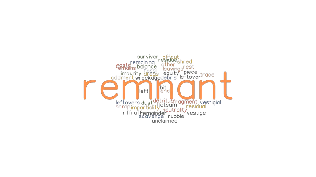 REMNANT Synonyms And Related Words What Is Another Word For REMNANT 