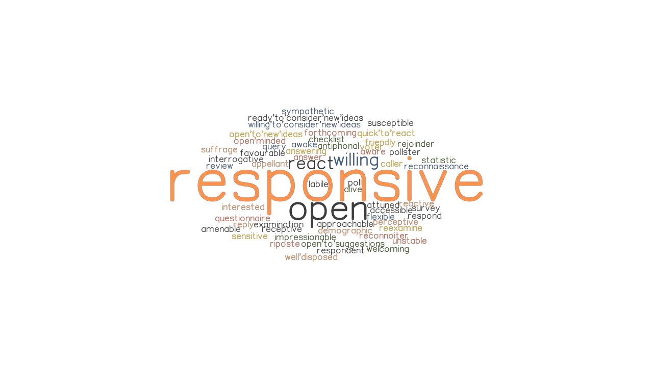 Responsive: Synonyms And Related Words. What Is Another Word For  Responsive? - Grammartop.Com