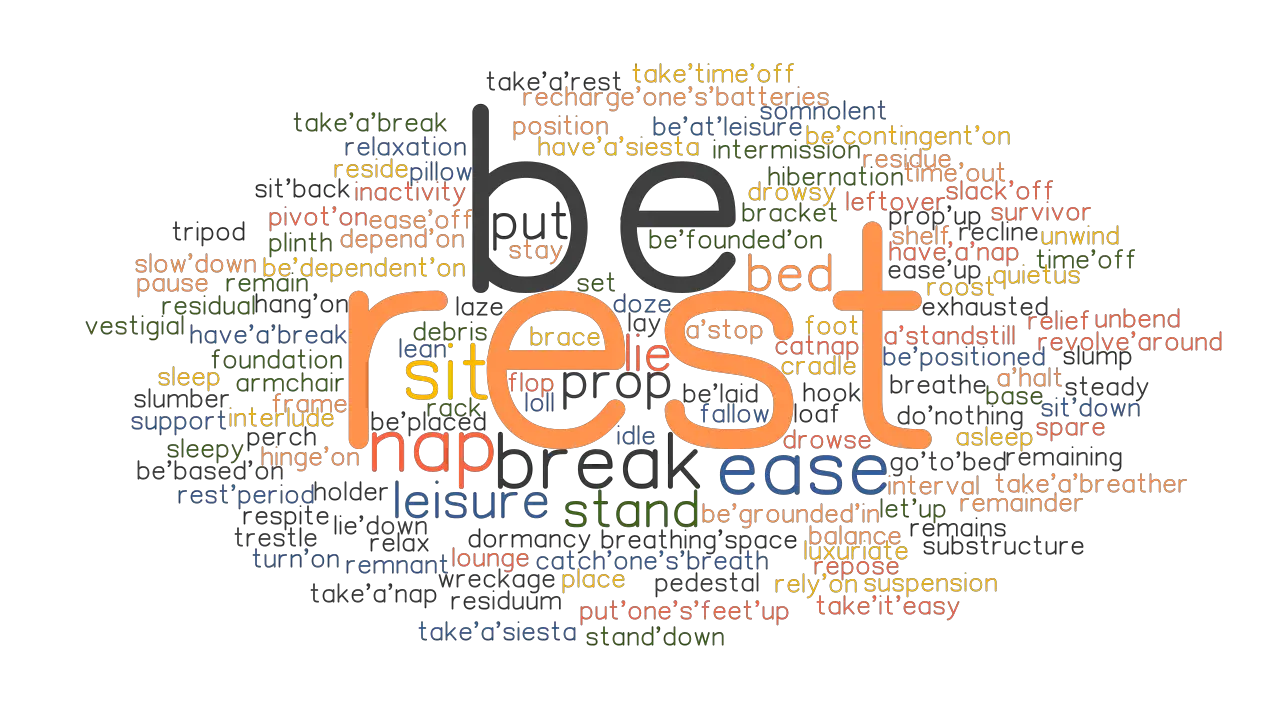 REST Synonyms And Related Words What Is Another Word For REST 