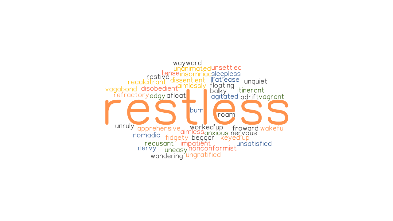 RESTLESS Synonyms And Related Words What Is Another Word For RESTLESS 