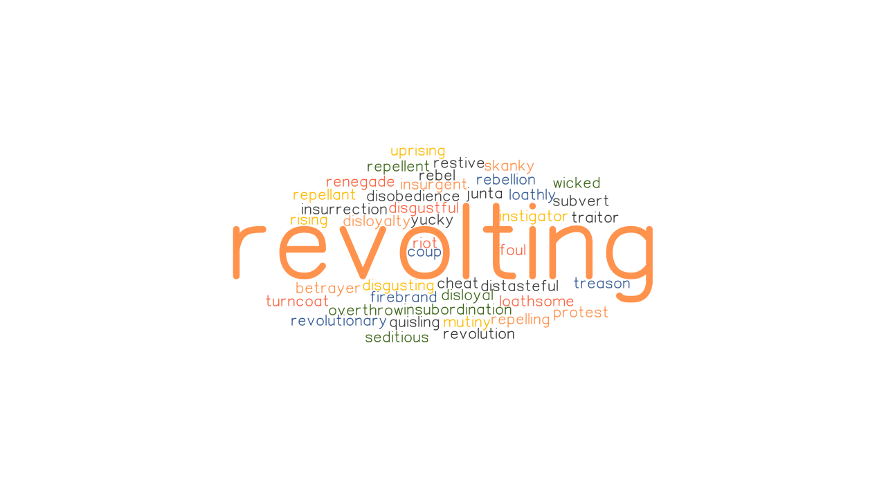 REVOLTING Synonyms And Related Words What Is Another Word For 