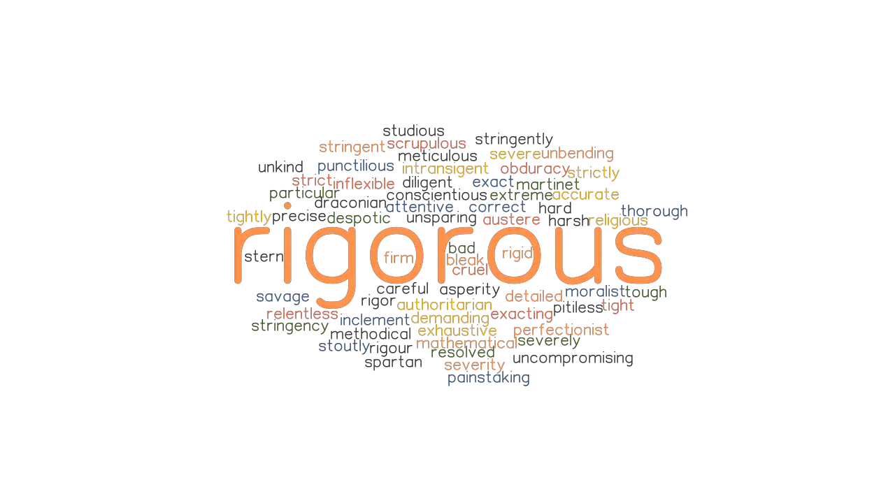 RIGOROUS Synonyms And Related Words What Is Another Word For RIGOROUS 