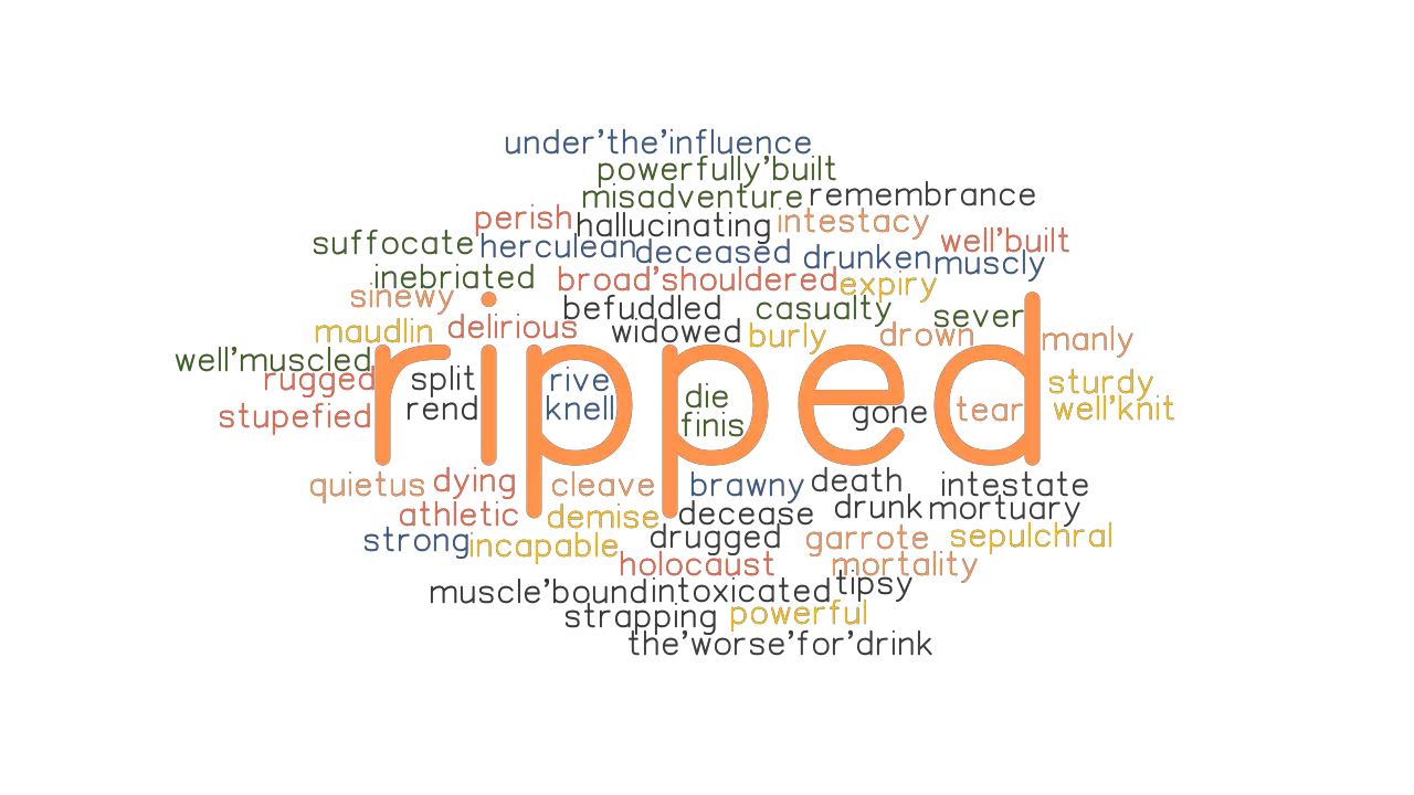 RIPPED Synonyms And Related Words What Is Another Word For RIPPED 