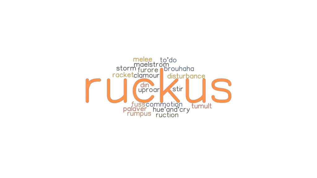 rumpus synonym