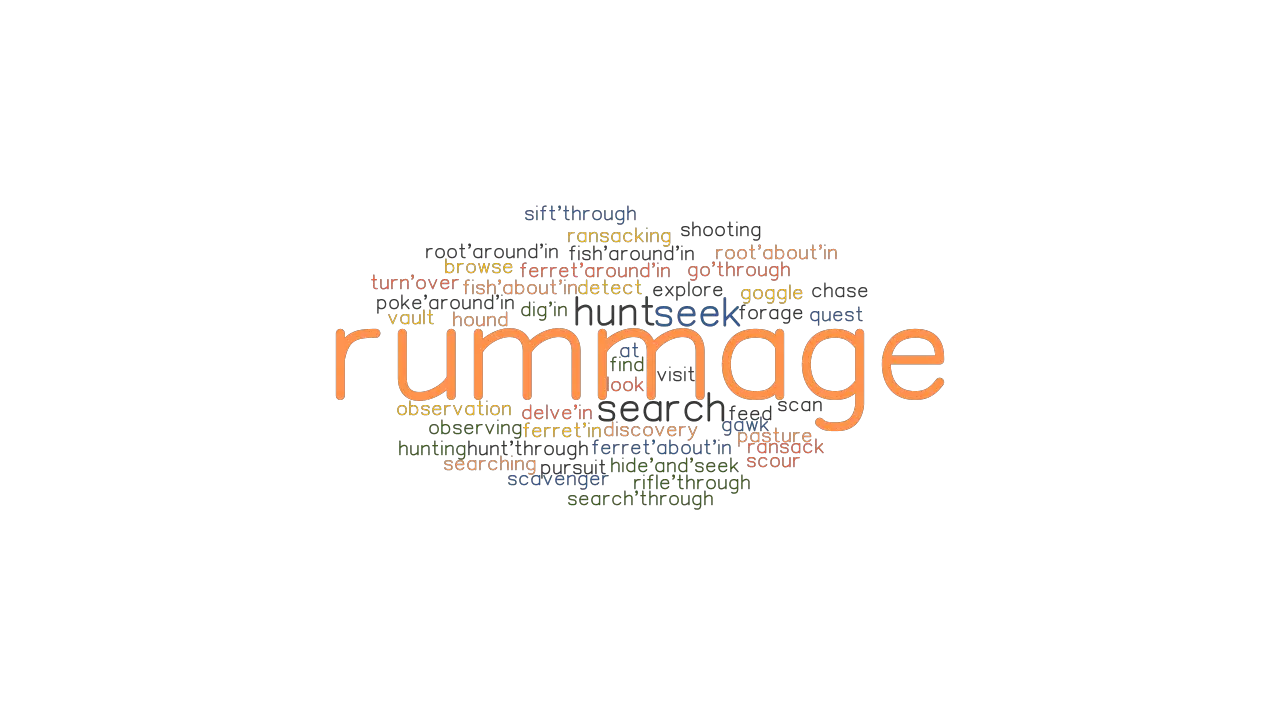 Rummage meaning