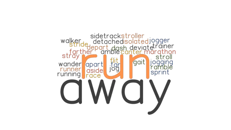 RUN AWAY Synonyms And Related Words What Is Another Word For RUN AWAY 