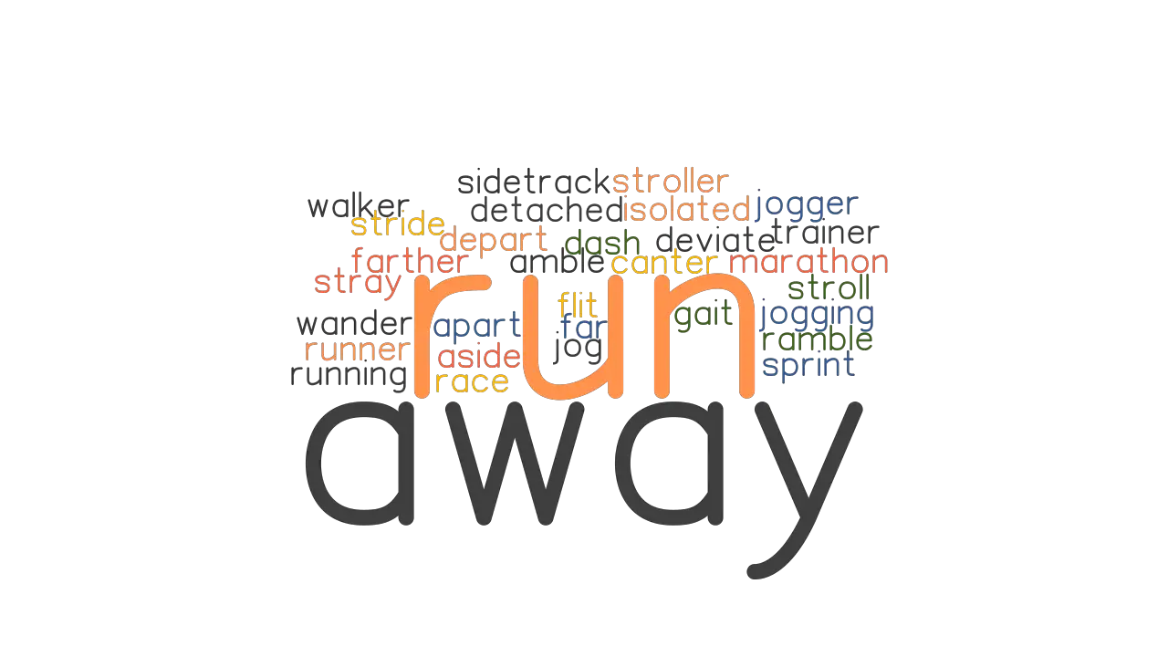 RUN AWAY Synonyms and Related Words. What is Another Word for RUN AWAY ...