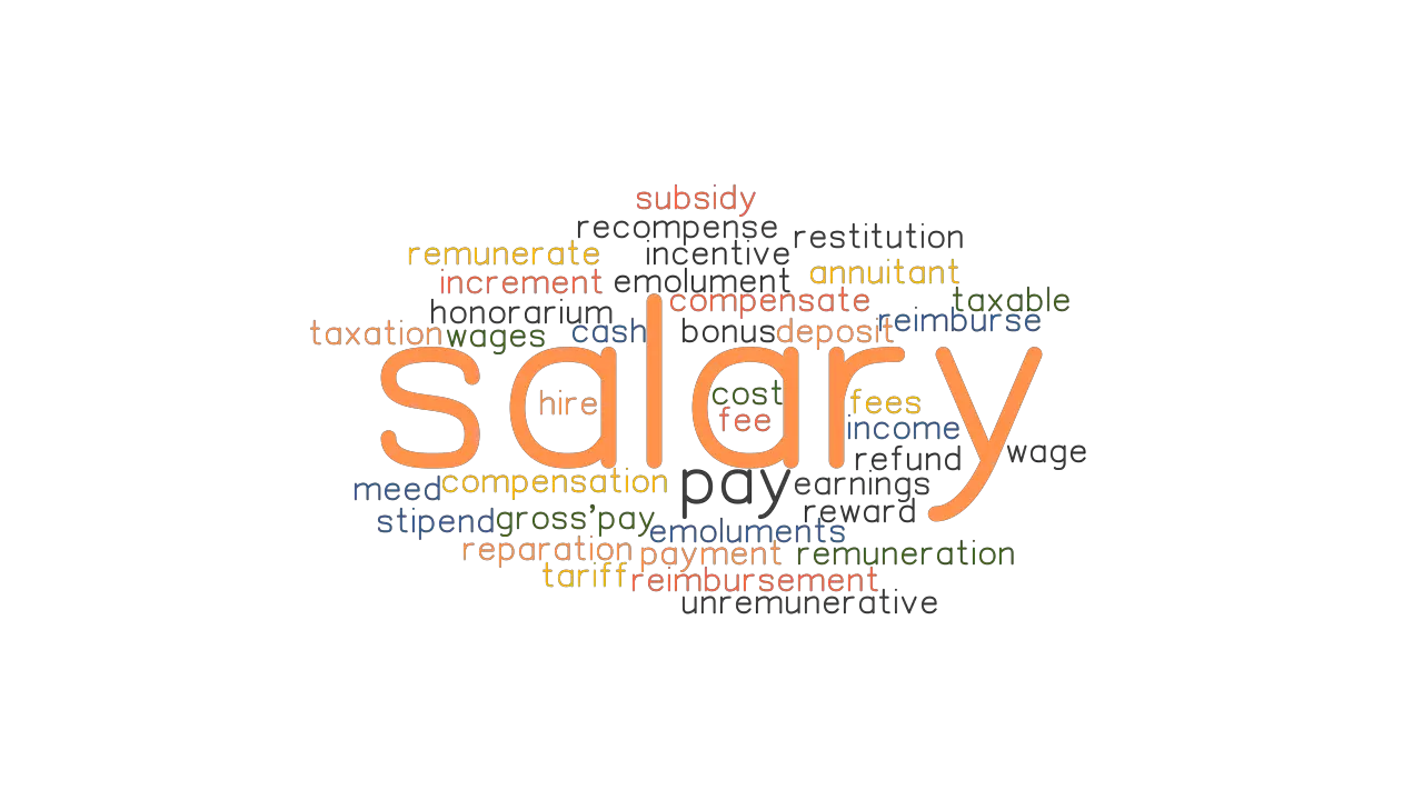 SALARY Synonyms And Related Words What Is Another Word For SALARY 