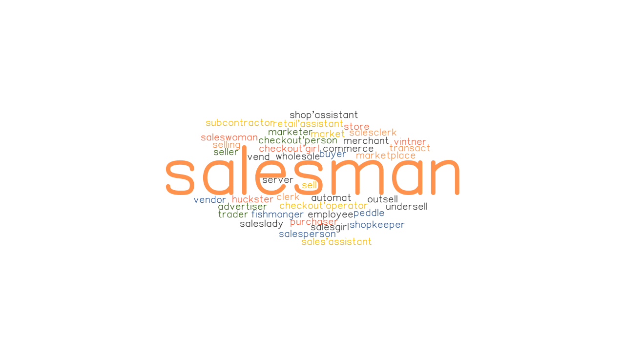 SALESMAN Synonyms And Related Words What Is Another Word For SALESMAN 