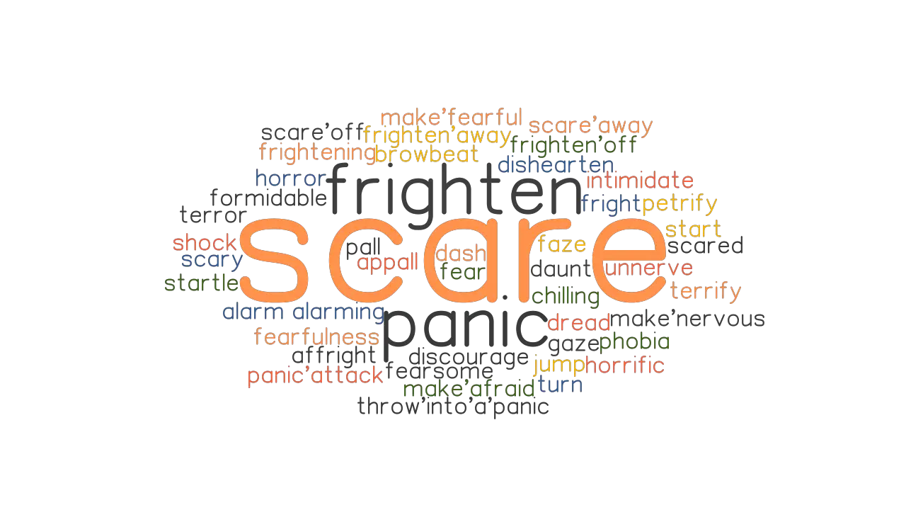 SCARE Synonyms And Related Words What Is Another Word For SCARE 