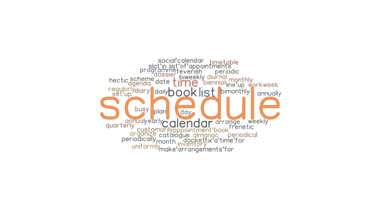 schedule-synonyms-and-related-words-what-is-another-word-for-schedule