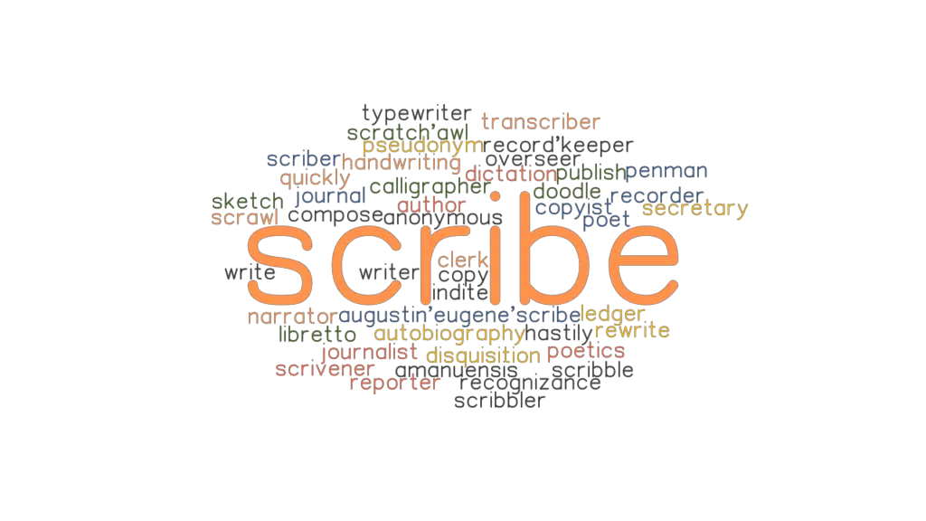 words with scribe in them