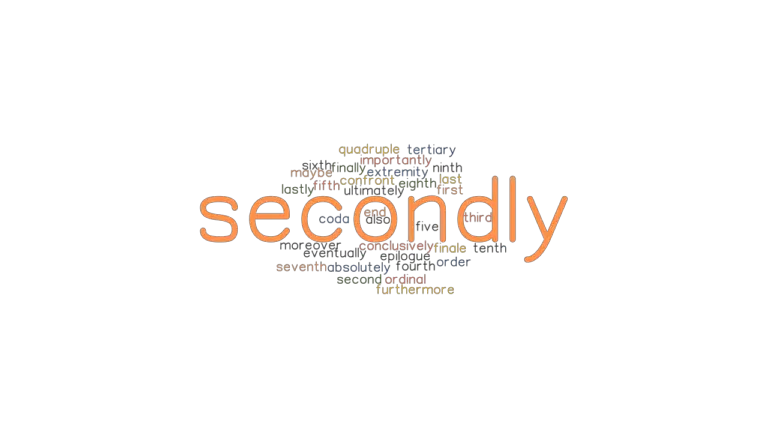 secondly synonym essay