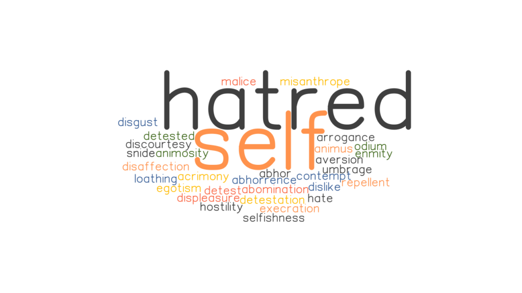 SELF HATRED Synonyms And Related Words What Is Another Word For SELF 