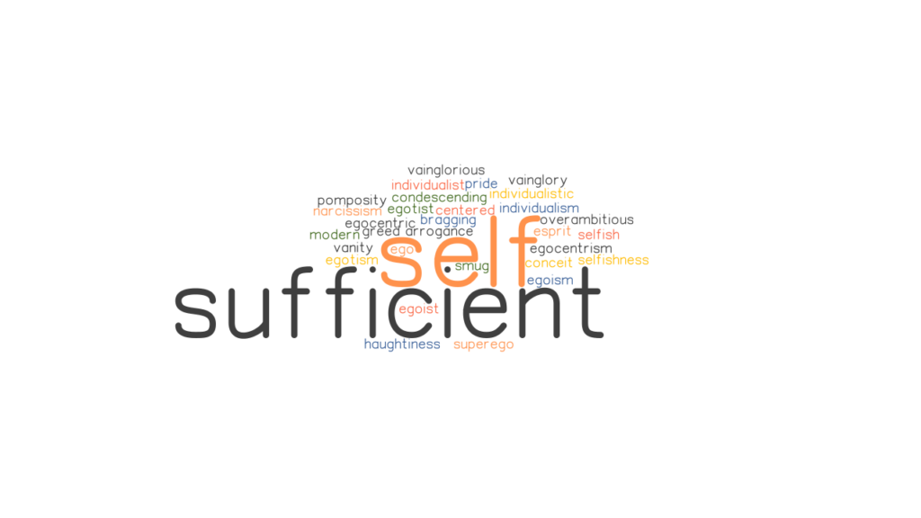 SELF SUFFICIENT Synonyms And Related Words What Is Another Word For 