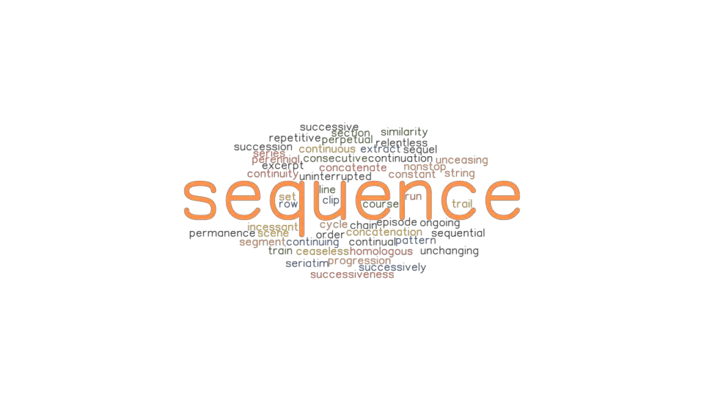 definition of sequence synonym