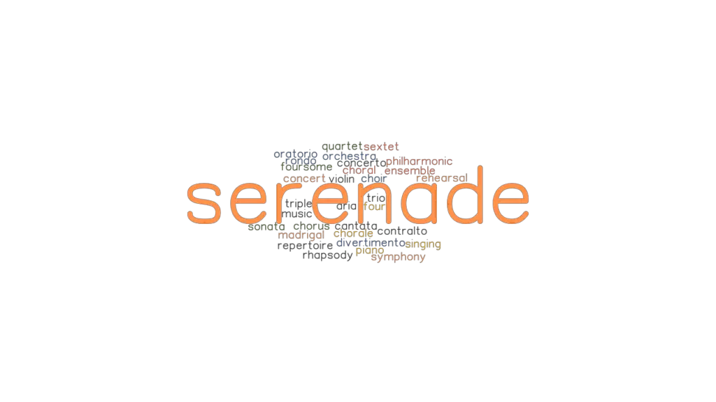 SERENADE Synonyms and Related Words. What is Another Word for SERENADE