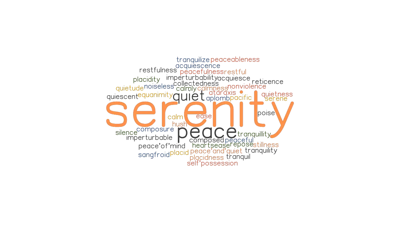 serenity meaning in english dictionary