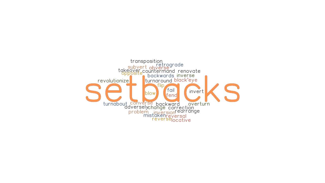 SETBACKS Synonyms And Related Words What Is Another Word For SETBACKS 