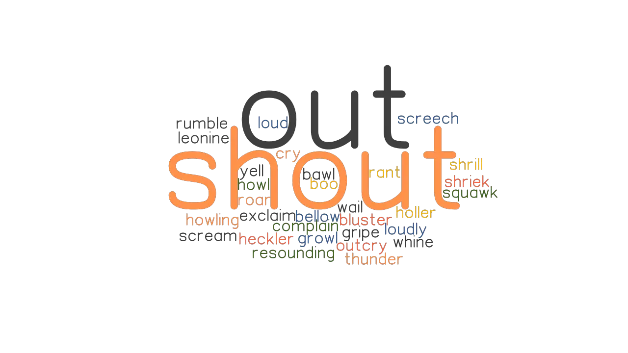 Shout Out Synonyms And Related Words What Is Another Word For Shout Out Grammartop Com