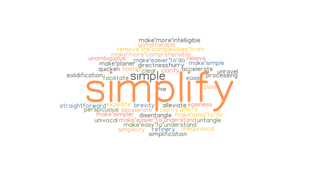 simplify-synonyms-and-related-words-what-is-another-word-for-simplify