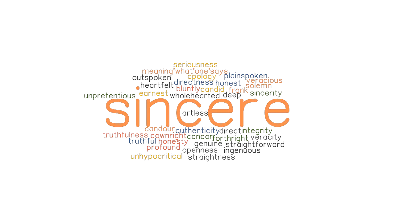 SINCERE Synonyms and Related Words. What is Another Word for SINCERE ...