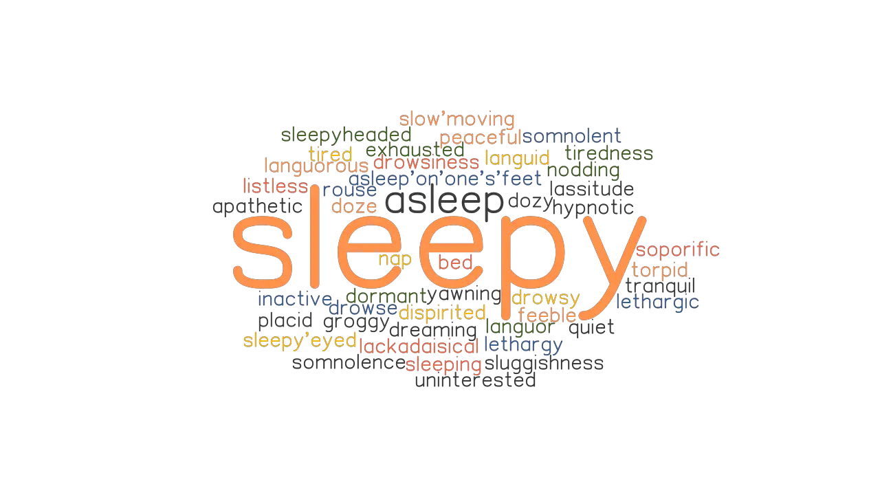 SLEEPY Synonyms And Related Words What Is Another Word For SLEEPY 