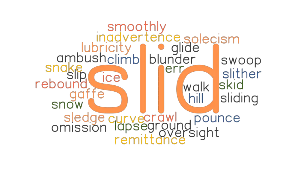 slid-synonyms-and-related-words-what-is-another-word-for-slid