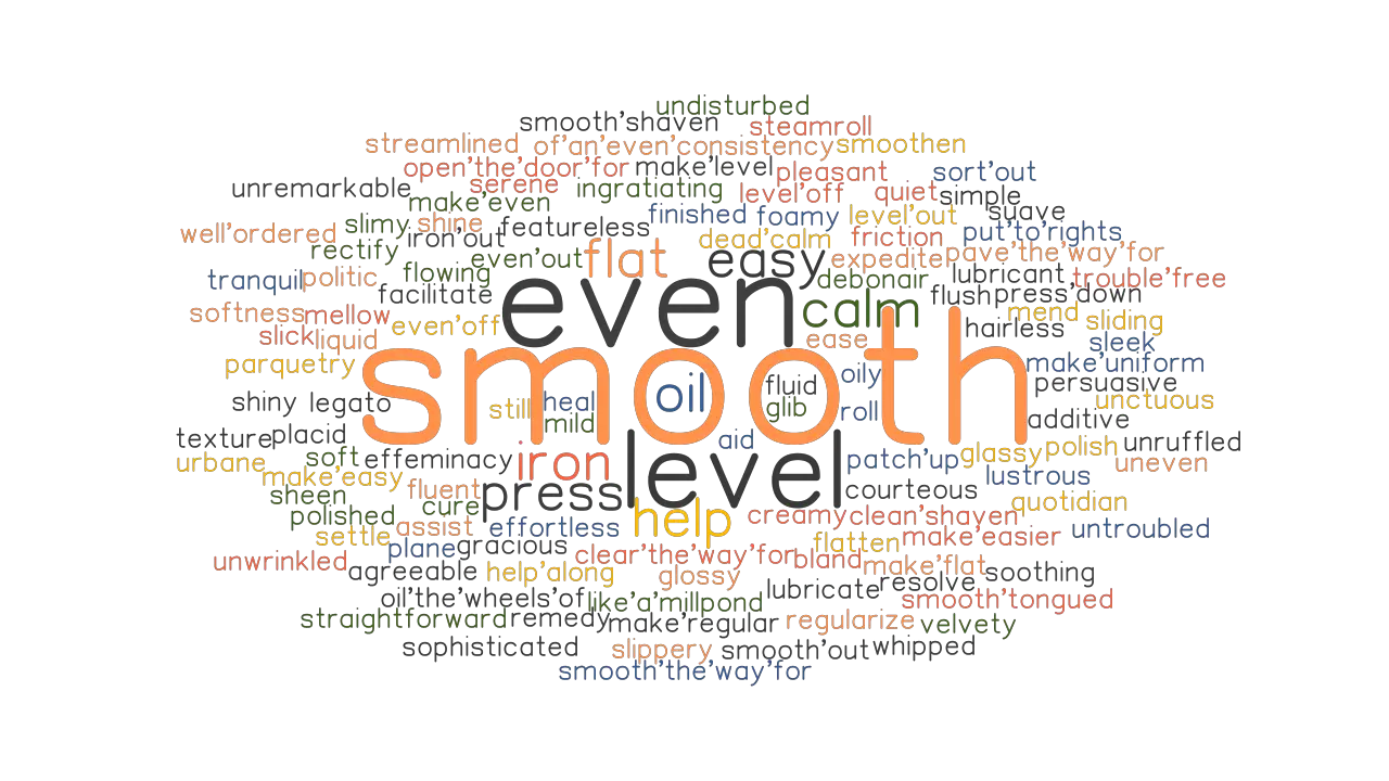 SMOOTH Synonyms And Related Words What Is Another Word For SMOOTH 