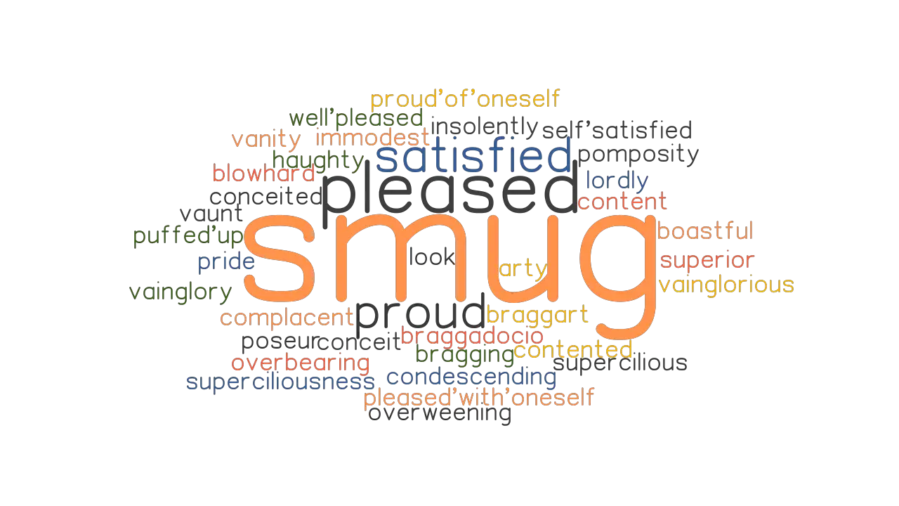 SMUG Synonyms And Related Words What Is Another Word For SMUG 