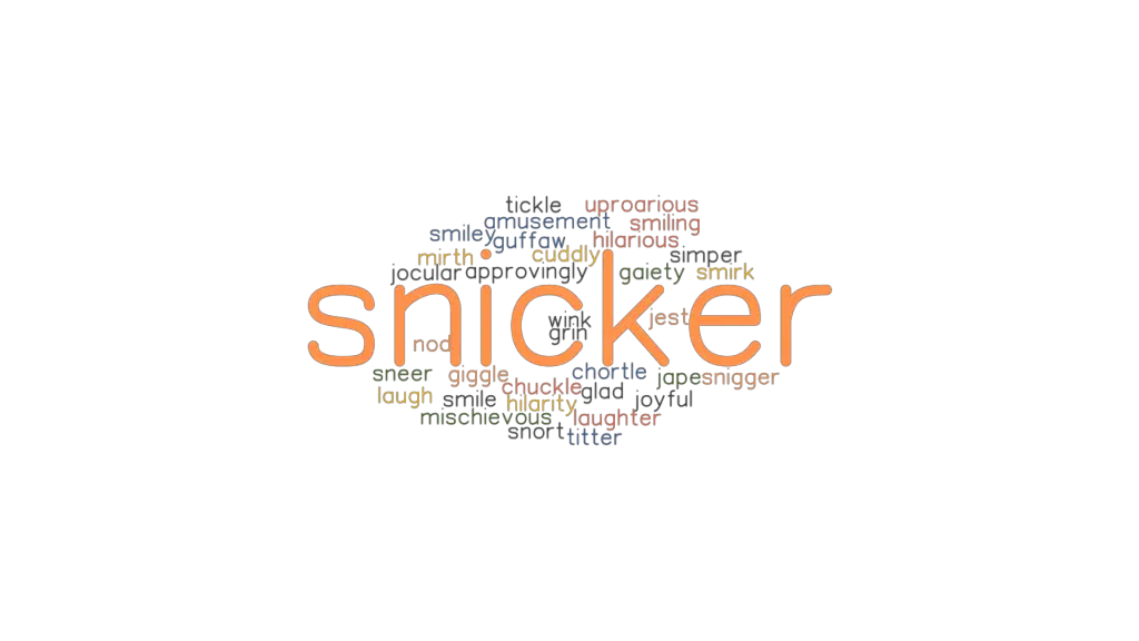 SNICKER Synonyms and Related Words. What is Another Word for SNICKER