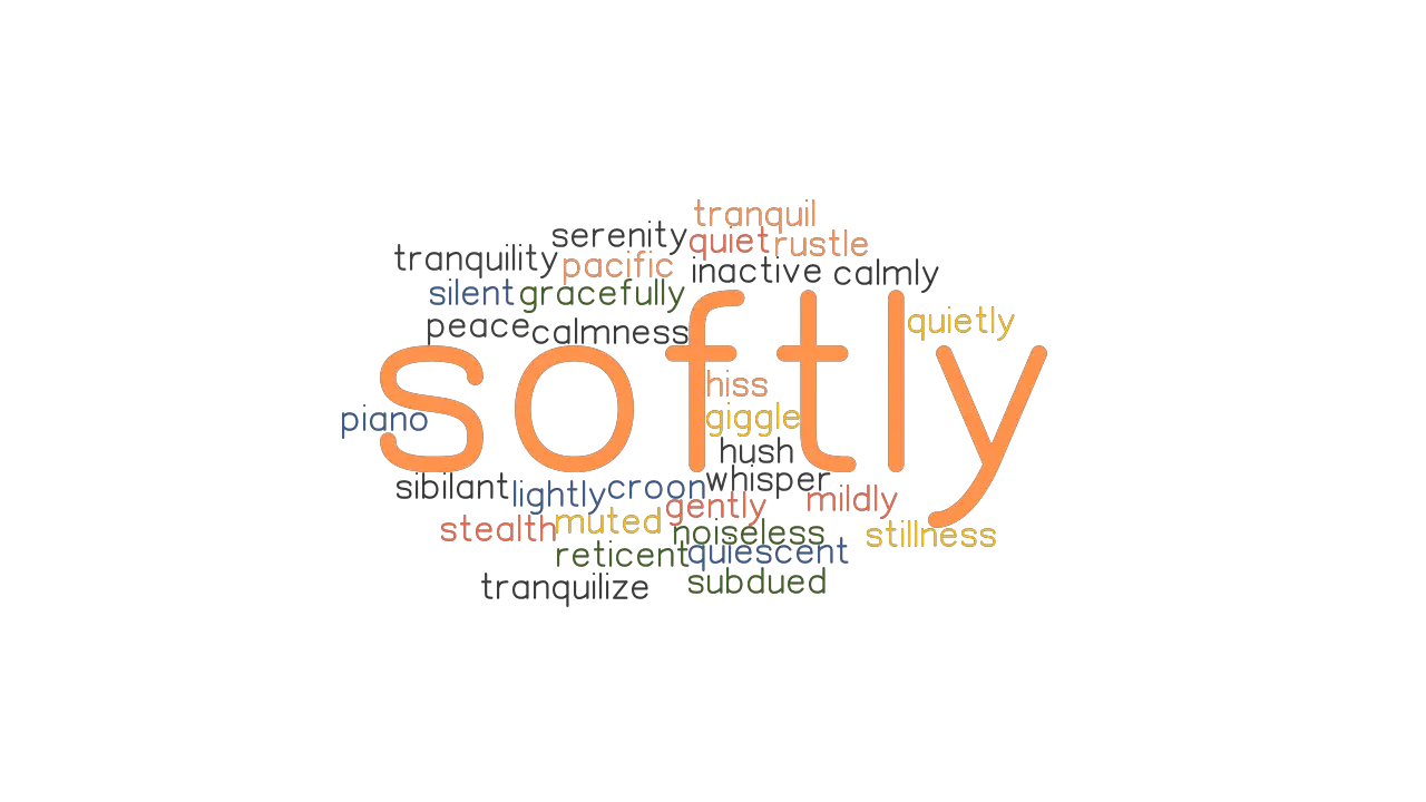 SOFTLY Synonyms And Related Words What Is Another Word For SOFTLY 