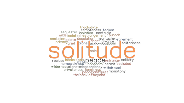 SOLITUDE Synonyms And Related Words What Is Another Word For SOLITUDE 