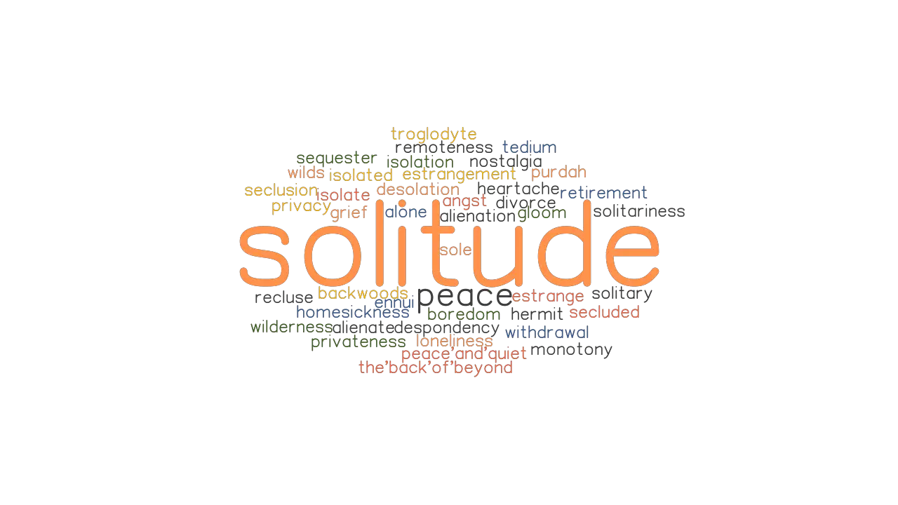 SOLITUDE Synonyms And Related Words What Is Another Word For SOLITUDE 