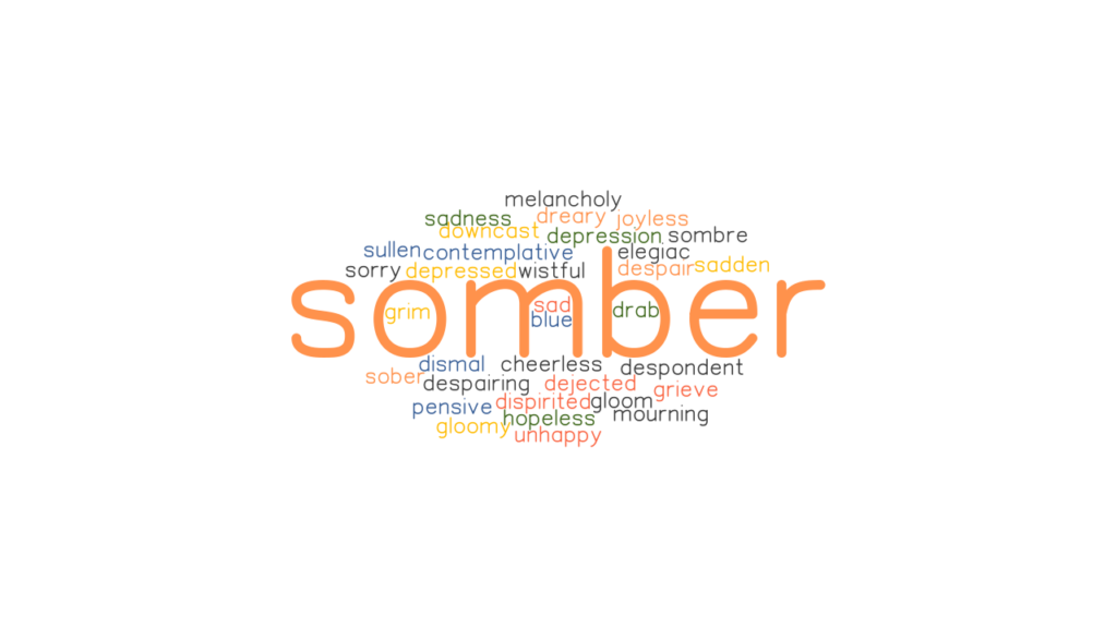 SOMBER Synonyms And Related Words What Is Another Word For SOMBER 