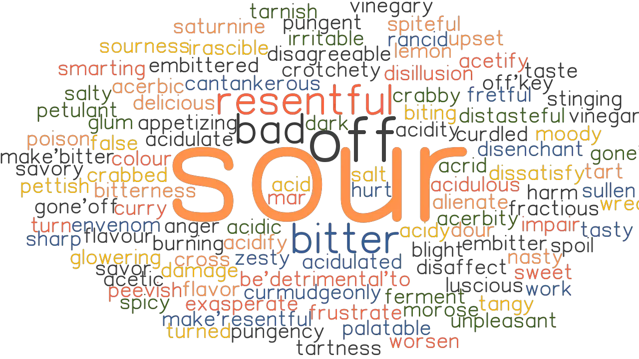 SOUR Synonyms And Related Words What Is Another Word For SOUR 