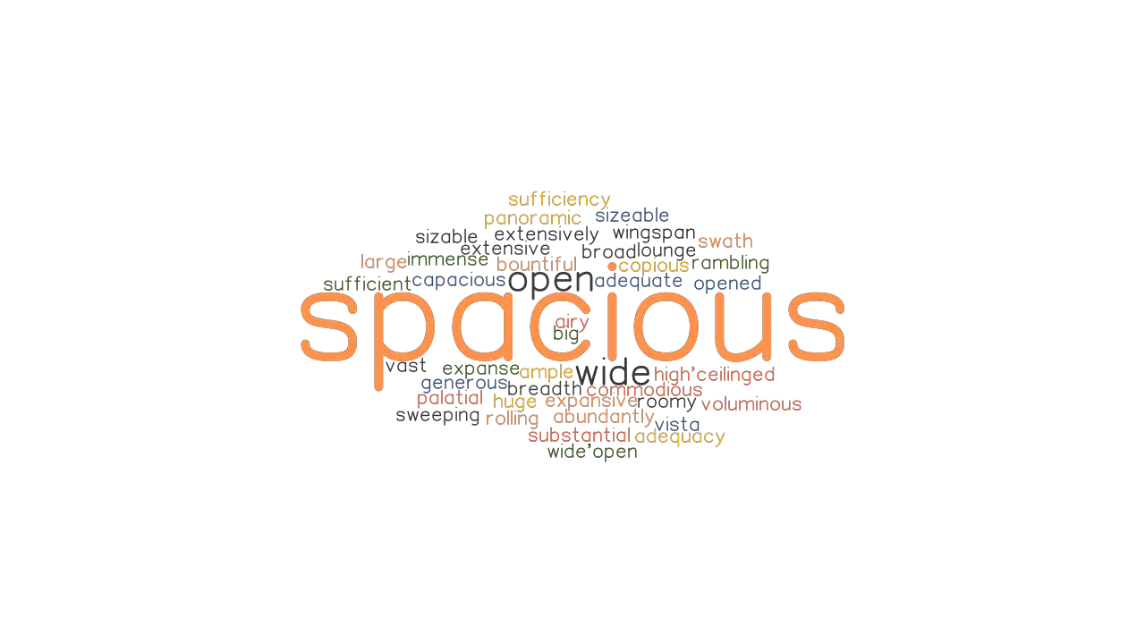 SPACIOUS Synonyms And Related Words What Is Another Word For SPACIOUS 