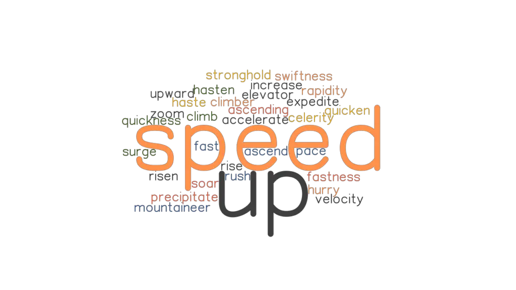 SPEED UP Synonyms And Related Words What Is Another Word For SPEED UP 