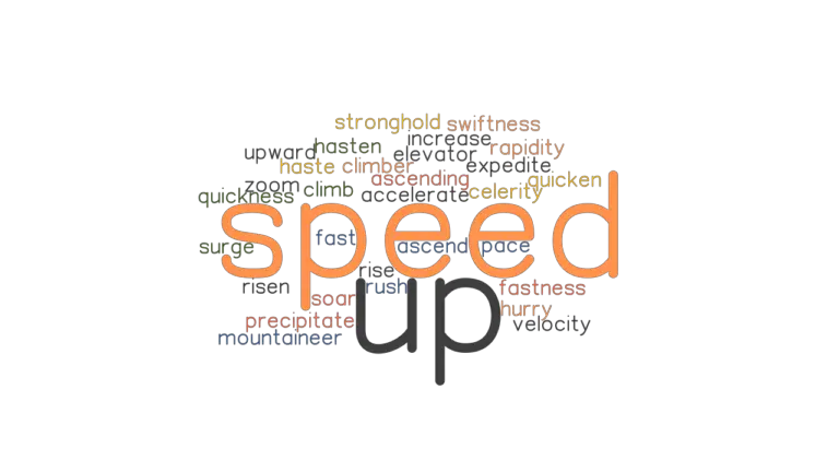 What Is Another Word For Speed Up