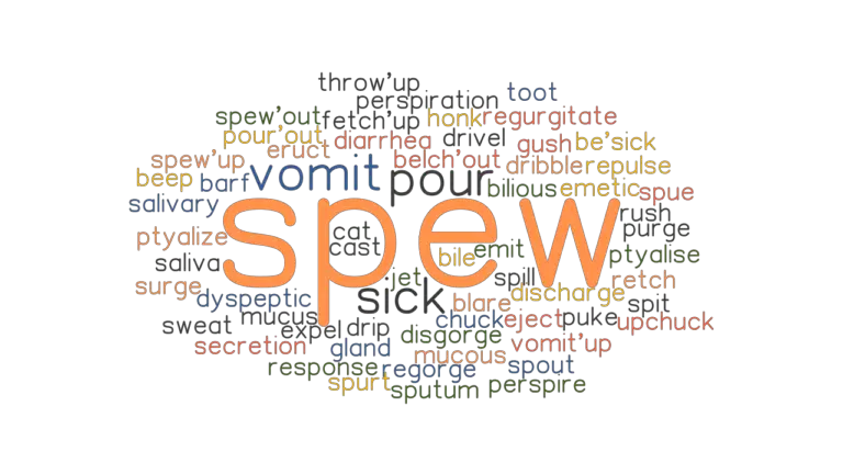 SPEW Synonyms And Related Words What Is Another Word For SPEW 