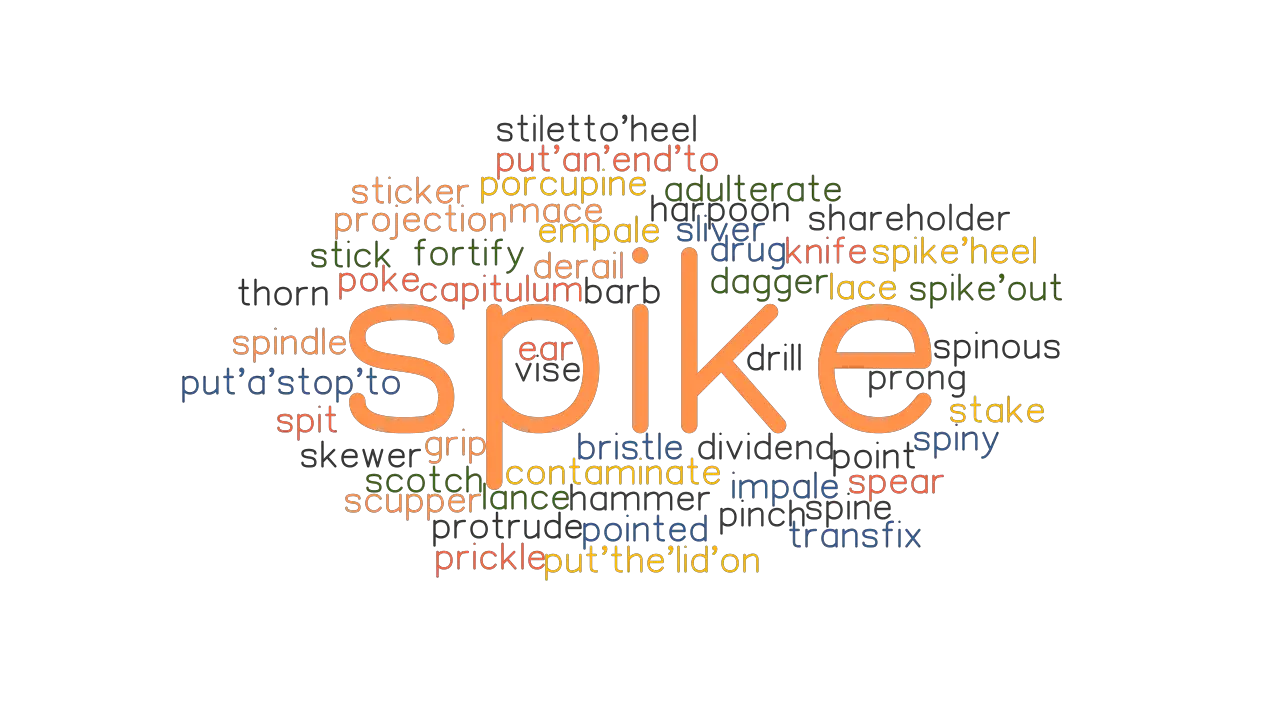 SPIKE Synonyms And Related Words What Is Another Word For SPIKE 