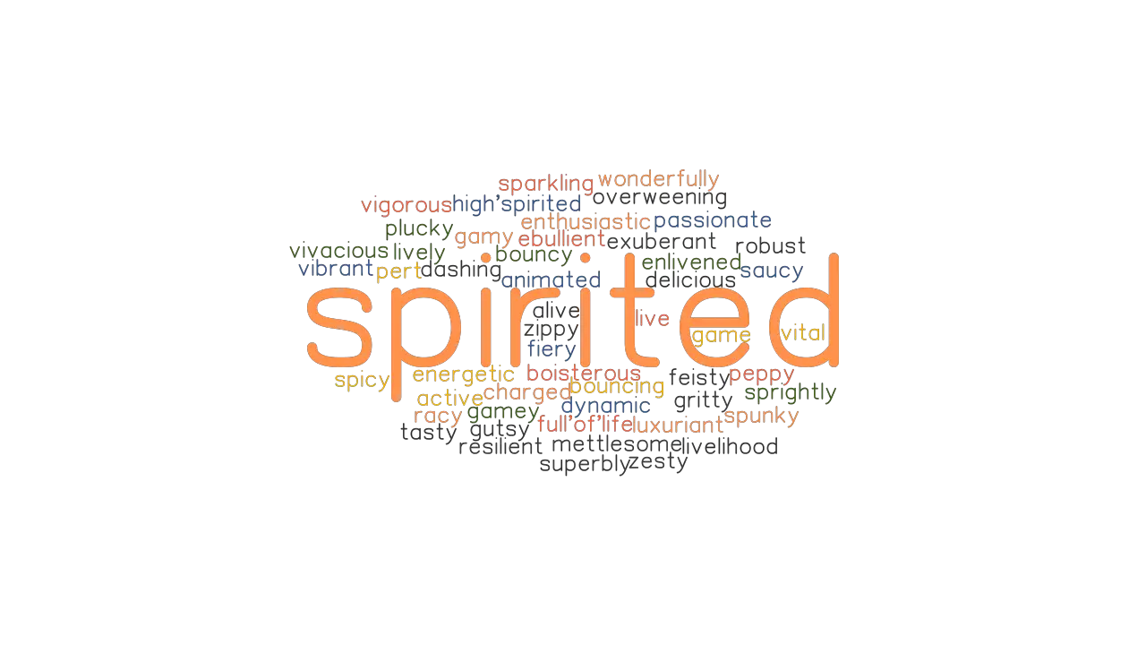 SPIRITED Synonyms And Related Words What Is Another Word For SPIRITED 