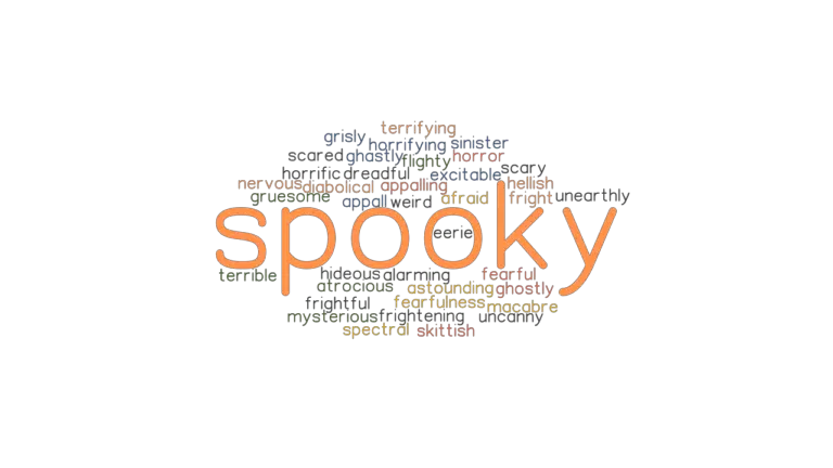 another word meaning spooky