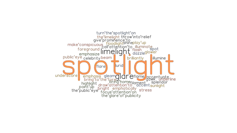 SPOTLIGHT Synonyms And Related Words What Is Another Word For 