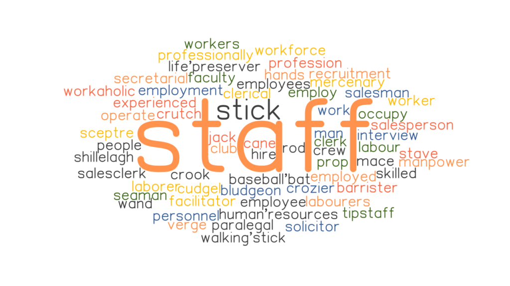 STAFF Synonyms And Related Words What Is Another Word For STAFF 