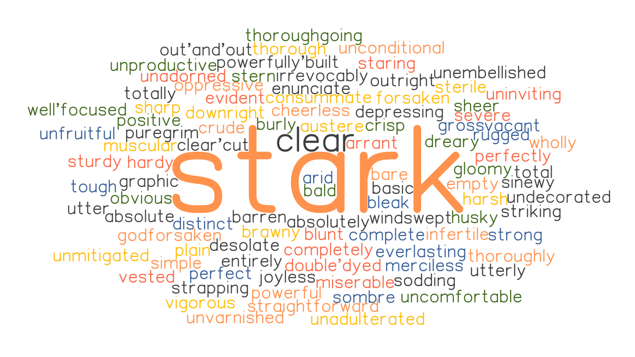 STARK Synonyms And Related Words What Is Another Word For STARK 