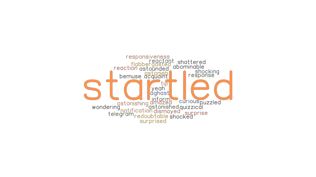 STARTLED Synonyms And Related Words What Is Another Word For STARTLED 