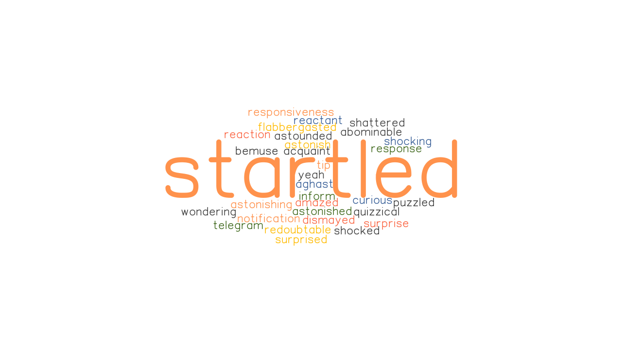 STARTLED Synonyms And Related Words What Is Another Word For STARTLED 